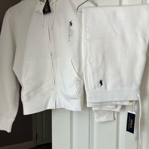 Ralph Lauren(Polo) white sweatsuit